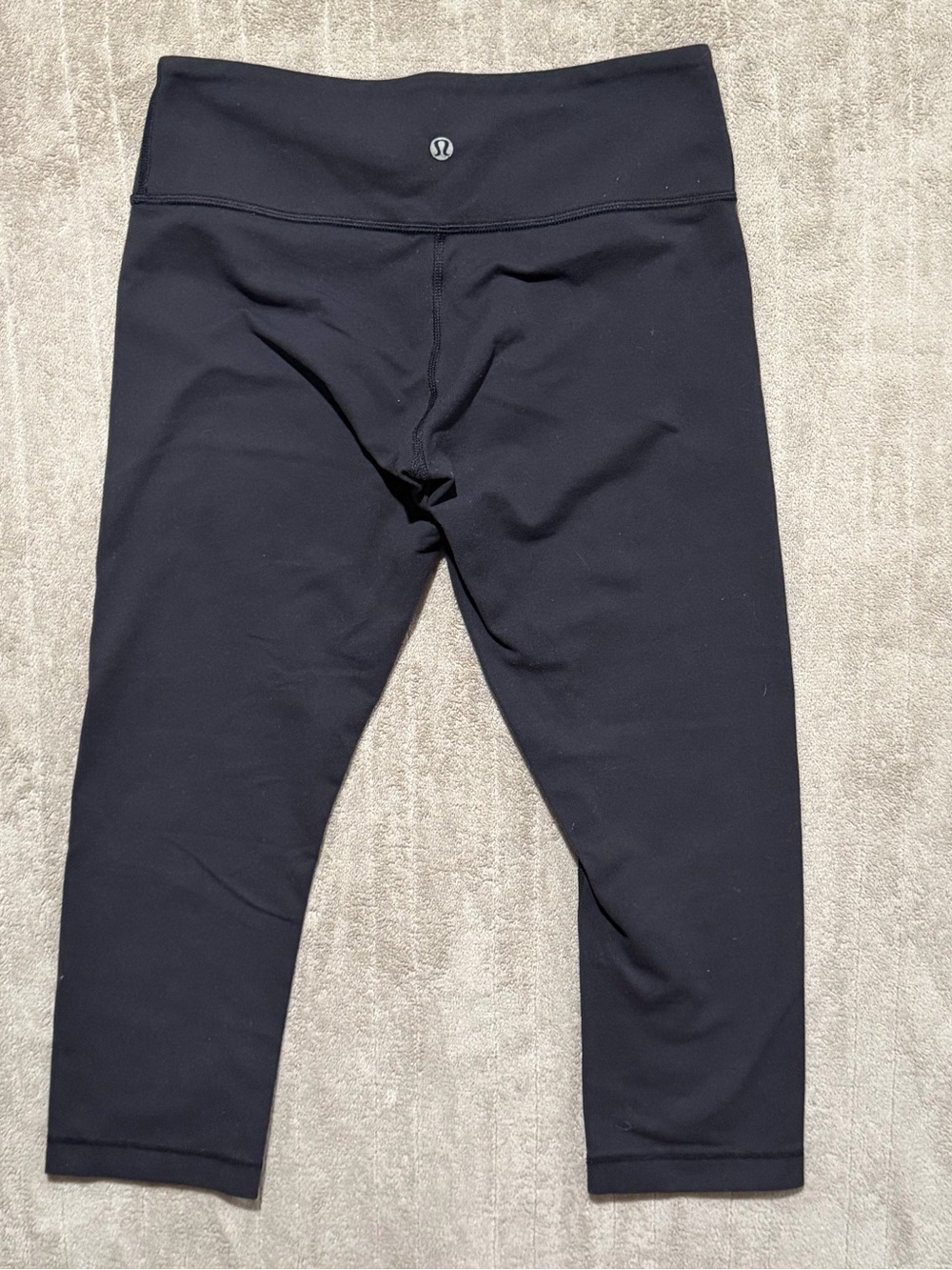 Lululemon Leggings 6 Women Black Align High Rise Cropped 23” Pull On Stretch Gym
